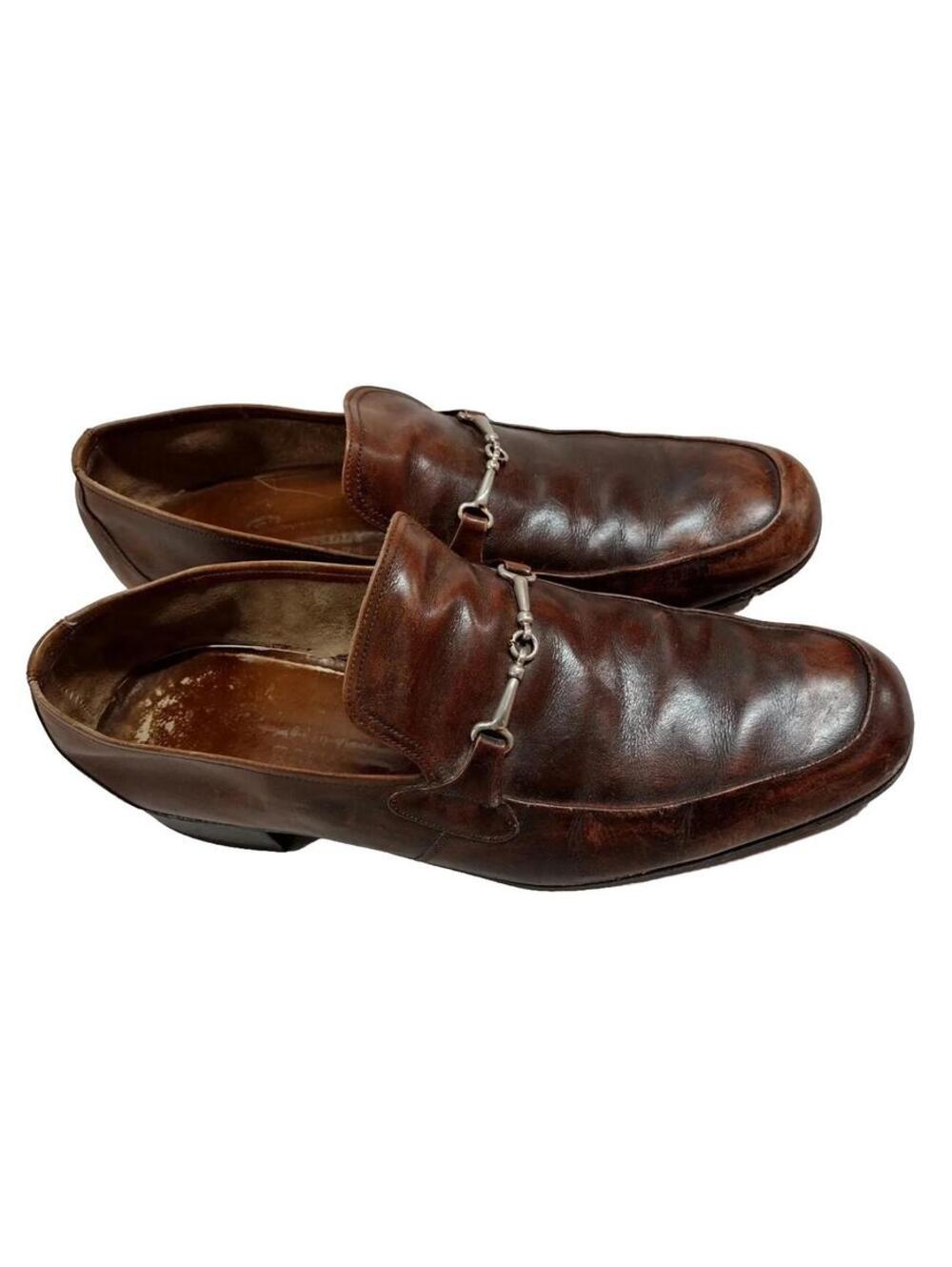 BALLY OF SWITZERLAND Classy Shoes 9 1/2 C Brown Leather 70s 80s Vintage Loafers